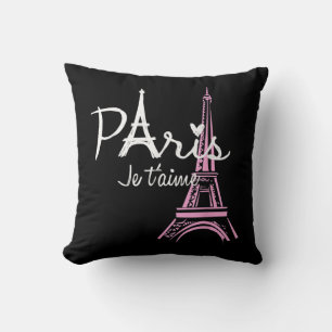 I Liebe Paris Eiffel Tower Frankreich Kissen