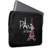 I Liebe Paris Eiffel Tower Frankreich Laptopschutzhülle (Vorne Rechts)