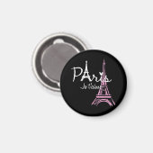 I Liebe Paris Eiffel Tower Frankreich Magnet (Vorderseite/Rückseite)