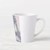 I Liebe Paris Eiffel Tower Latte Tasse (Rechts)
