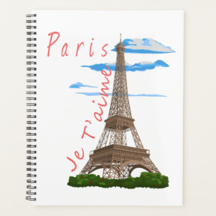 I Liebe Paris Eiffel Tower Planer