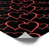 I Liebe Paris Eiffel Tower Poster (Ecke)