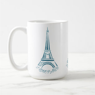 I Liebe Paris   Eiffeltour Kaffeetasse