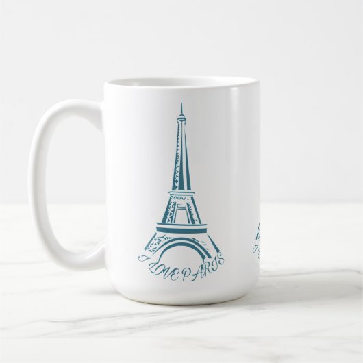 I Liebe Paris | Eiffeltour Kaffeetasse (Links)