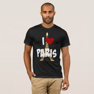 "I Liebe Paris", Eiffelturm T-Shirt
