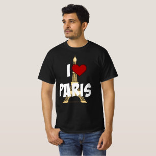 "I Liebe Paris", Eiffelturm T-Shirt