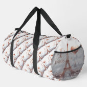 I Liebe Paris Eiffelturm und Herz Duffle Bag (Rechte Ecke)