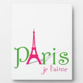 I Liebe Paris Fotoplatte (Vorderseite)