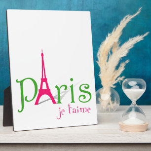 I Liebe Paris Fotoplatte