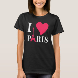 I Liebe Paris Frankreich Eiffel Tower Liebe Romant T-Shirt