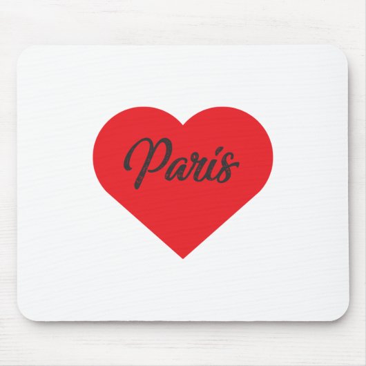 I Liebe Paris - Frankreich Mousepad (Vorne)
