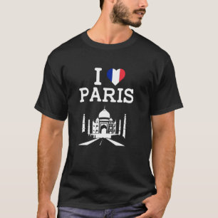 I Liebe Paris Funny Indian Sehenswürdigkeit Prank T-Shirt