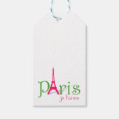 I Liebe Paris Geschenkanhänger (Vorderseite)