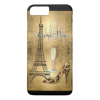 I Liebe Paris Gold Leaf Eiffelturm Mode Schuhe