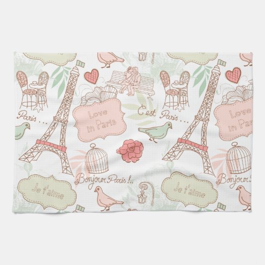I Liebe Paris Handtuch (Horizontal)