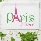 I Liebe Paris Handtuch (Gefaltet)