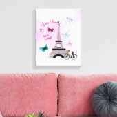 I Liebe Paris im Frühjahr Leinwanddruck (Insitu (Wohnzimmer))