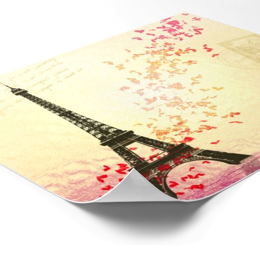 I Liebe Paris im Frühjahr Poster (Ecke)