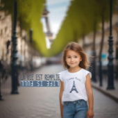 I Liebe Paris - J'aime Paris - und Französisches Z Kleinkind T-shirt