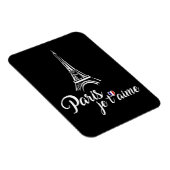I Liebe Paris Je t'aime Magnet (Rechte Seite)