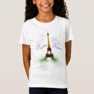 I Liebe Paris! Je t'aime Paris! Eiffelturm T-Shirt