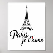 I Liebe Paris Je t'aime Poster (Vorne)