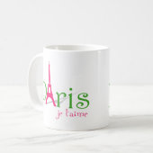 I Liebe Paris Kaffeetasse (Vorderseite Links)
