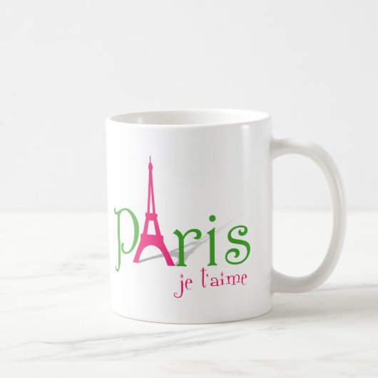 I Liebe Paris Kaffeetasse (Rechts)
