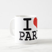I Liebe Paris Kaffeetasse (Vorderseite Links)
