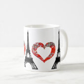 I Liebe Paris Kaffeetasse (VorderseiteRechts)