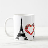 I Liebe Paris Kaffeetasse (Links)