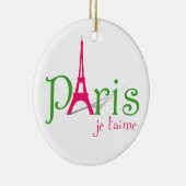 I Liebe Paris Keramikornament (Rechts)