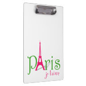 I Liebe Paris Klemmbrett (Rechts)