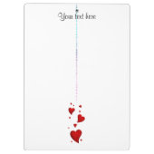 I Liebe Paris Klemmbrett (Rückseite)