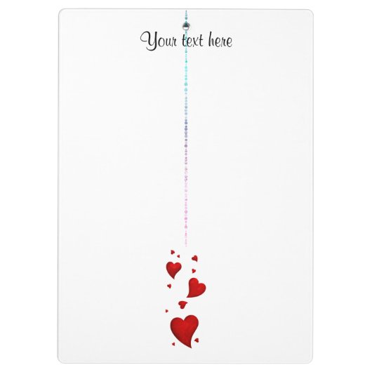 I Liebe Paris Klemmbrett (Rückseite)