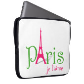 I Liebe Paris Laptopschutzhülle (Vorne Rechts)
