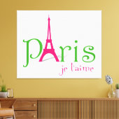 I Liebe Paris Leinwanddruck (Insitu (Wohnzimmer))