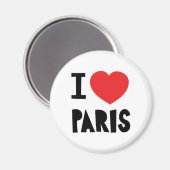 I Liebe Paris Magnet (Vorderseite/Rückseite)