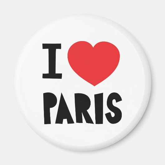 I Liebe Paris Magnet (Vorne)
