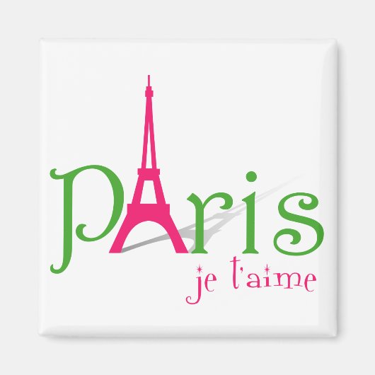 I Liebe Paris Magnet (Vorne)