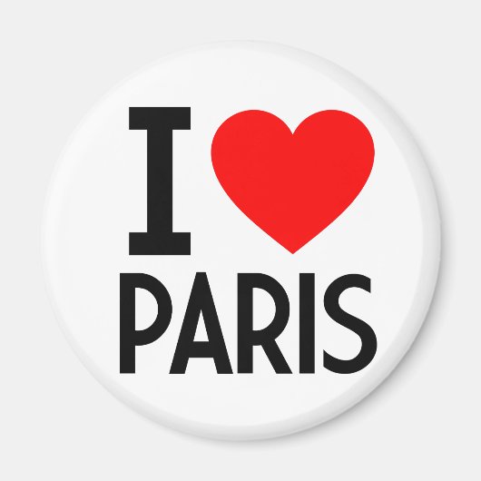 I Liebe Paris Magnet (Vorne)