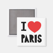 I Liebe Paris Magnet (Vorderseite/Rückseite)