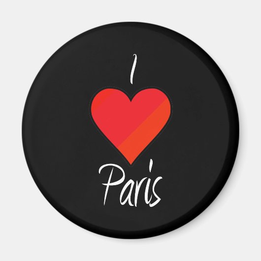I Liebe Paris Magnet (Vorne)