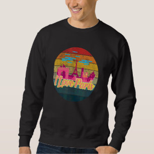 I Liebe Paris mit dem Eiffelturm Notre Dame Arc de Sweatshirt