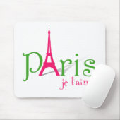 I Liebe Paris Mousepad (Mit Mouse)