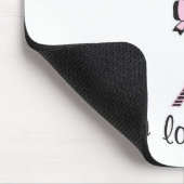 I Liebe Paris Mousepad (Ecke)