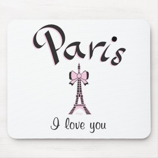 I Liebe Paris Mousepad (Vorne)