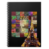 I Liebe Paris - Notebook Notizblock (Vorderseite)