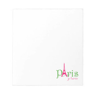 I Liebe Paris Notizblock