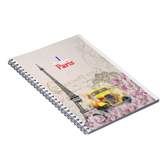 I Liebe Paris Notizblock (Rechte Seite)